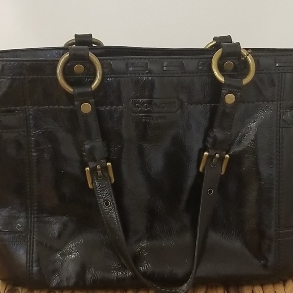 Coach Black Tote Bag